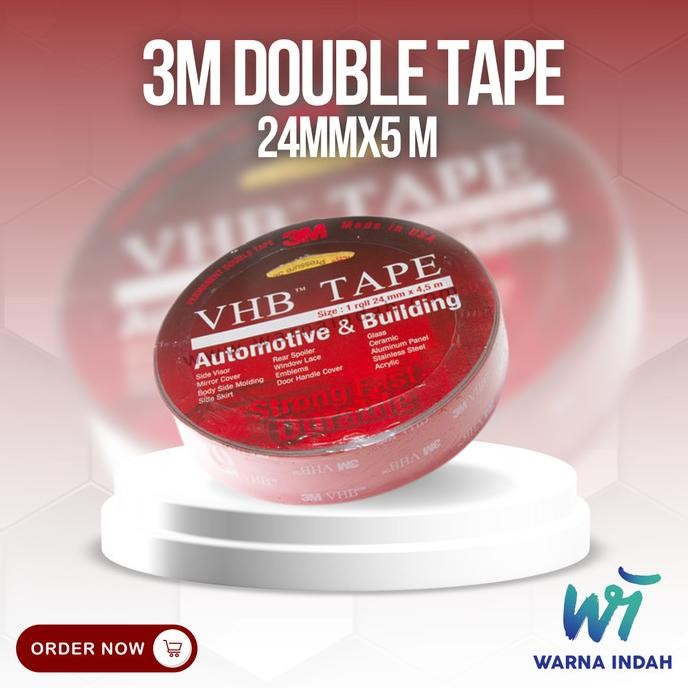 

ready 3m VHB Double Tape 24mm x 4.5m murah