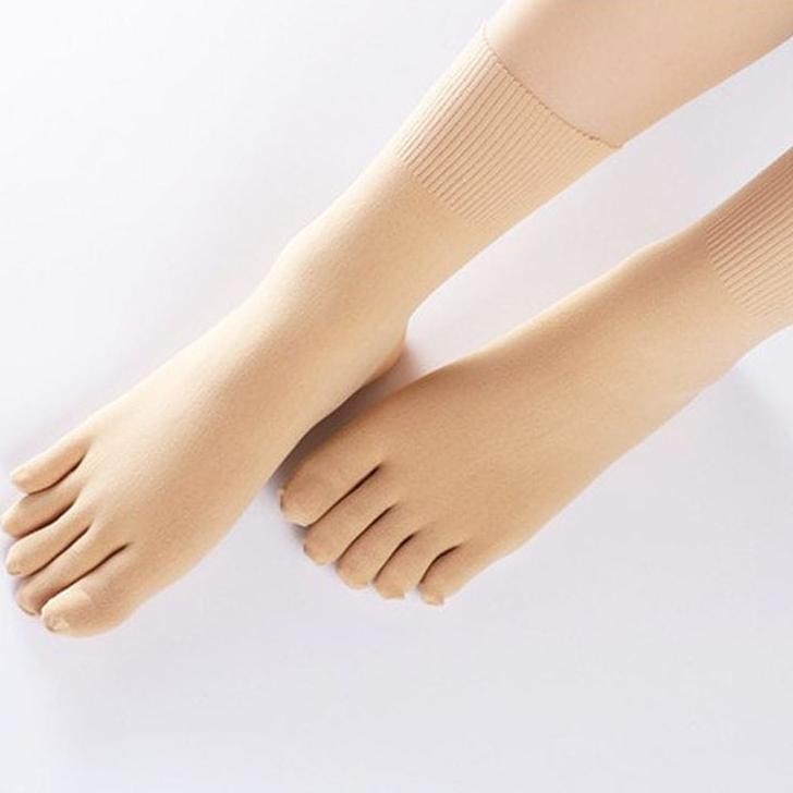 Stoking Kaos Kaki Jari 5 Import Quality Bahan Tipis Lembut / Kaus Kaki Cewek Gaya Korea Impor Model 