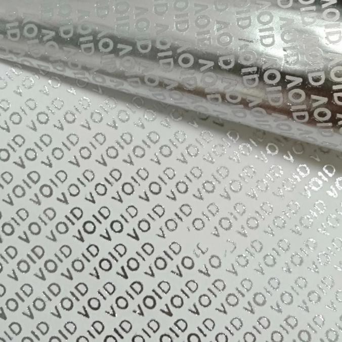 

ready Sticker Void Hologram 33x15mm 3line 1000pcs Gap 2m Core 1" murah