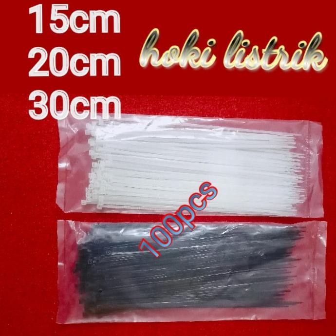 

tyS KABEL TIS / CABLE TIES 15CM 20CM 30CM HITAM PUTIH / INSULOCK