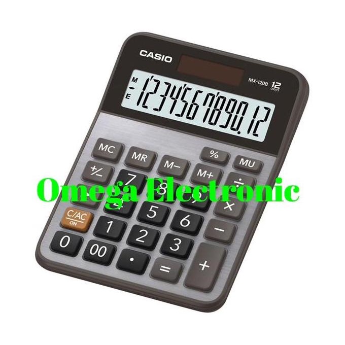 

tyS Casio Calculator MX-120B - Kalkulator Meja Office Desktop MX 120 B