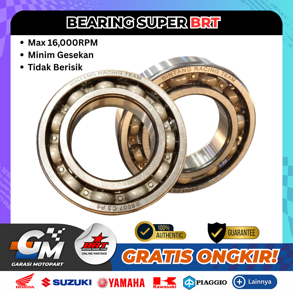Super Bearing BRT Yamaha Jupiter Z - RX King Free Busi Iridium Baru Berkualitas