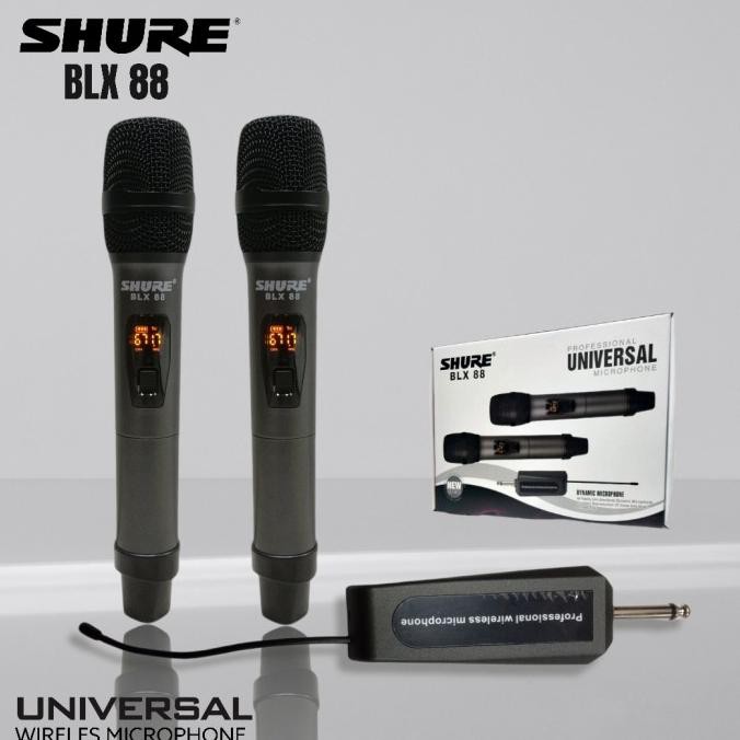 mic wireless shure blx 88