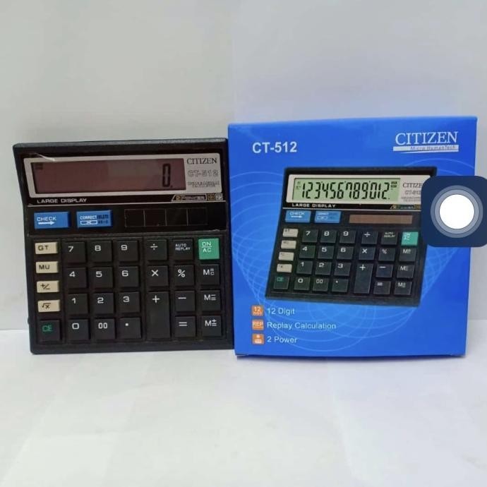 

tyS Kalkulator citizen ct 512 12 digit