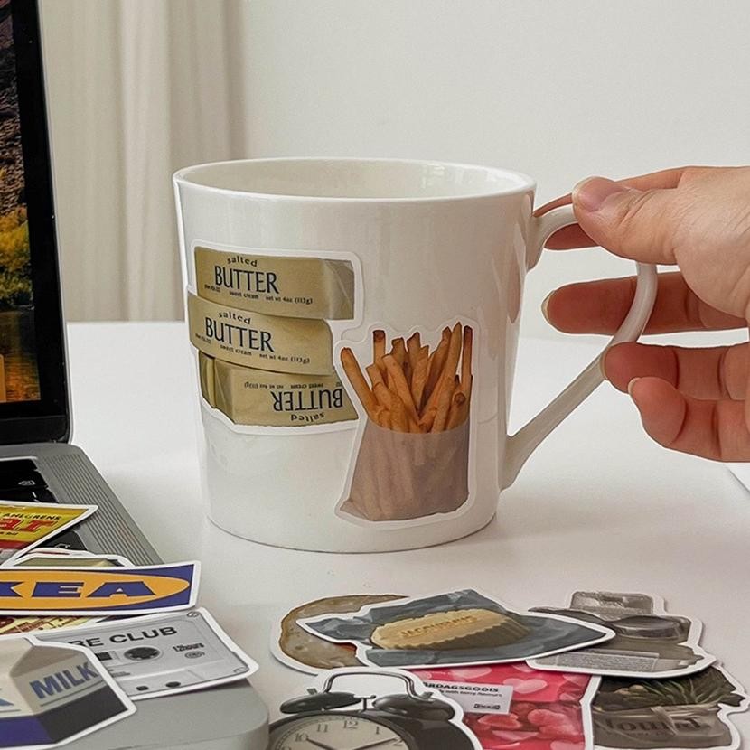 

[original] 50pcs stiker ikea tahan air gaya retro untuk ipad koper helm ponsel laptop [terlaris] [terbaik]