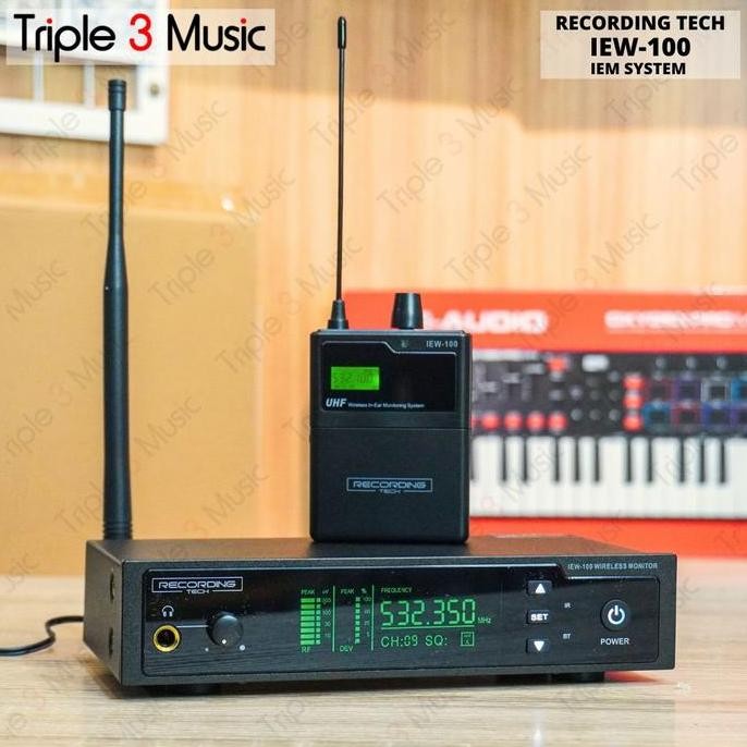 RECORDING TECH IEW-100 IEW100 IEW 100 wireless IEM in ear monitor