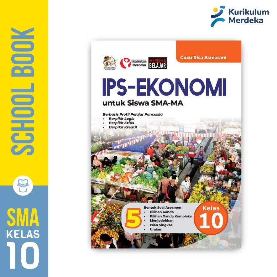 baru  Yrama Widya - Buku IPS - Ekonomi SMA/MA Kelas 10 (Buku Paket Kurikulum Merdeka) - Cucu Risa