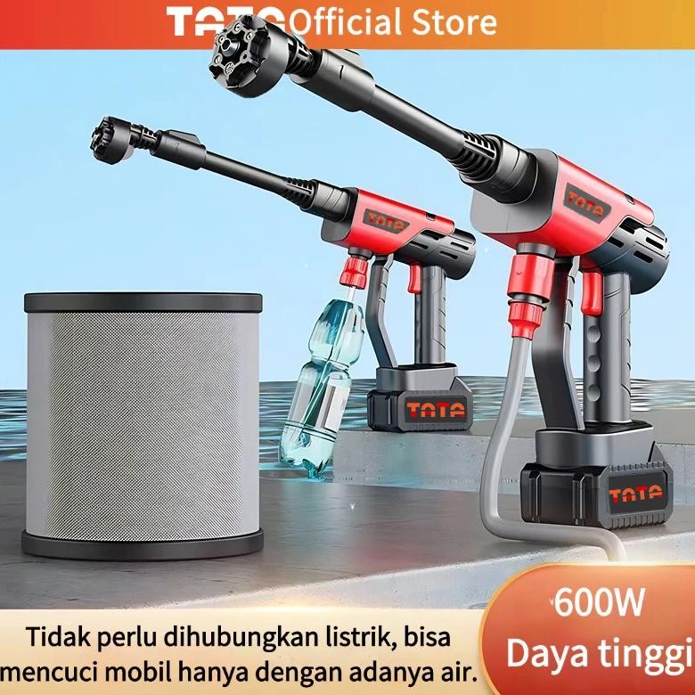 ready  TATACODMesin Cuci Mobil Tekanan Tinggi Alat Cuci Mobil Semprot Alat Pembersih Sepeda Motor Cu