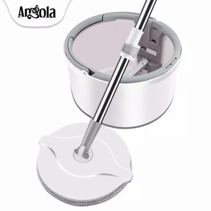Angola Spin Mop D31 Alat Pel Lantai Kain Pel Alat Pembersih Praktis Pe