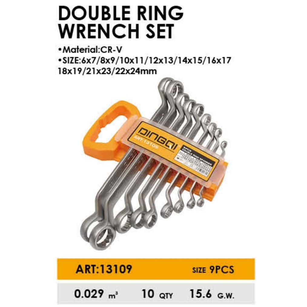 ready  DINGQI Kunci Set Ring Ring Wrench Key Set 13106 13109