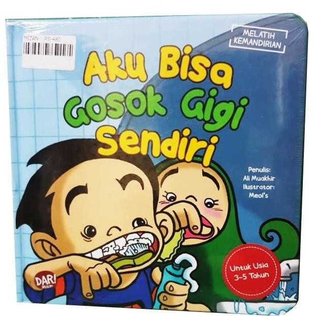

[KKPK x DAR] Buku Anak Boardbook | Seri Cerita Balita : Aku Bisa Gosok Gigi Sendiri (BBW) murah