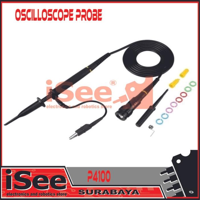 P4100 Oscilloscope Probe 100X ig Voltage 2KV Clip 100Mz