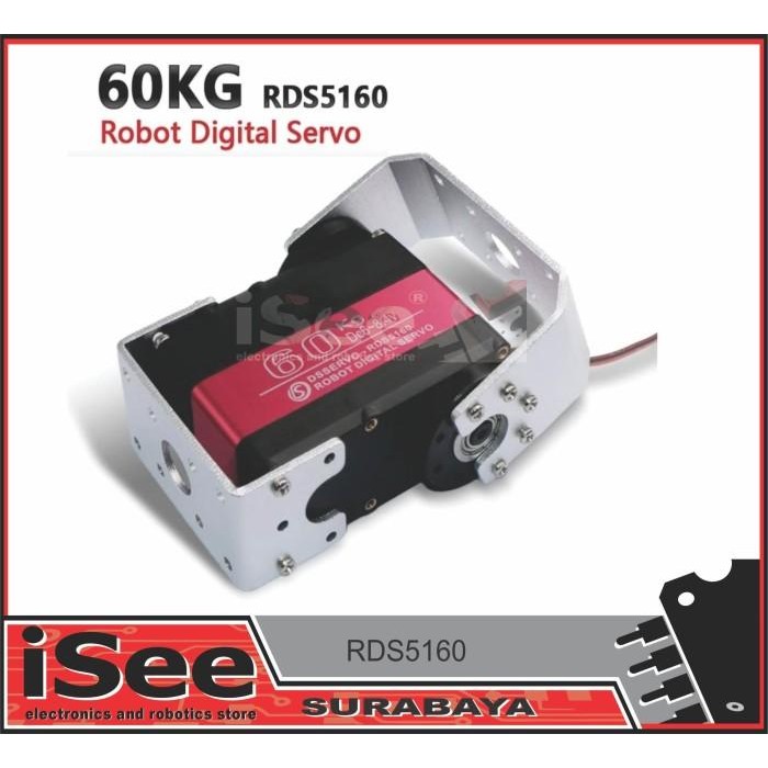 Servo RDS5160 SSG Metal Gear 60kg high torque robot arm DIY digital