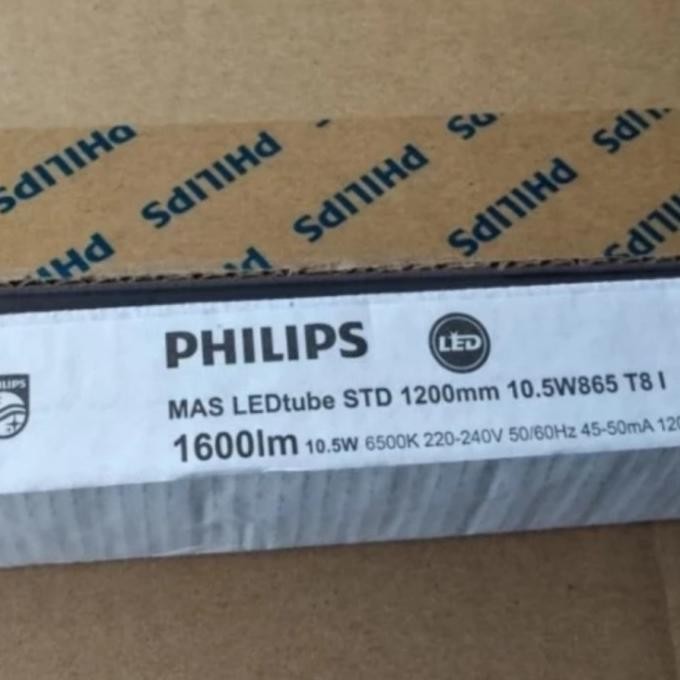 New PHILIPS MASTER TL 10,5W LEDTUBE 1200MM T8 1600LM -LAMPU TL LED 865-840