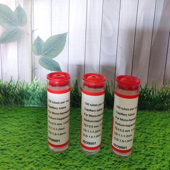 Tabung Hematokrit | Pipet Capillary Tube 100 Pcs