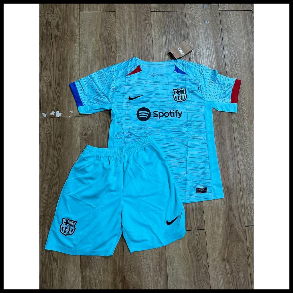 JERSEY KIDS ANAK - ANAK BARCA 3RD 2023 - 2024 GRADE ORI