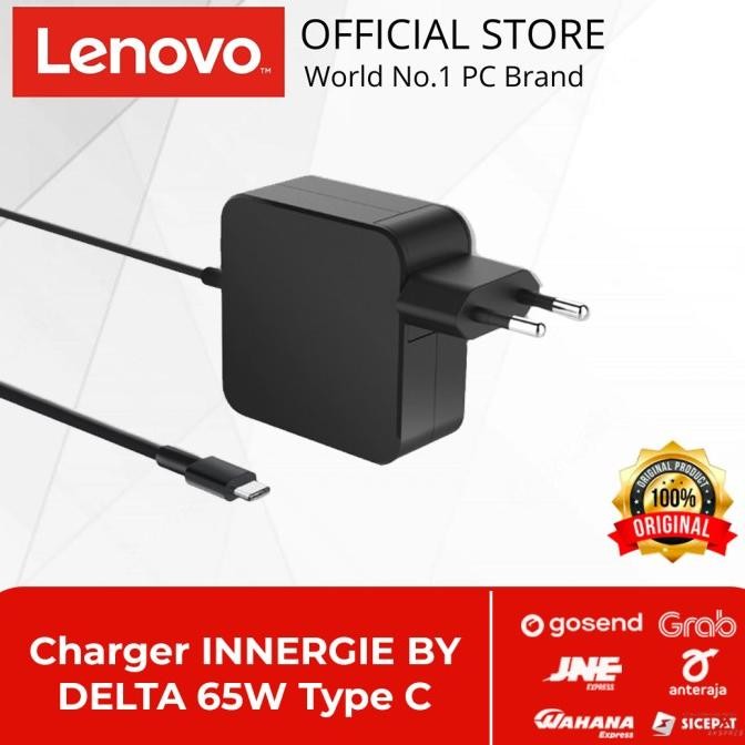 Charger Innergie By Delta 65W Type C Adaptor Laptop All Brand Pd 3.0 New Stok