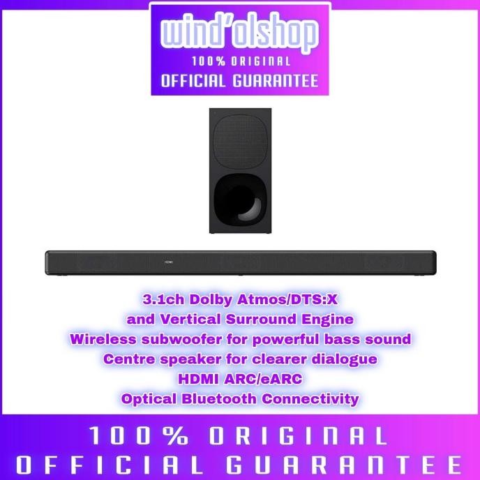 Terlaris Sony Soundbar Ht-G700 Dolby Atmos Speaker Sound Bar 3.1Ch 400W Htg700