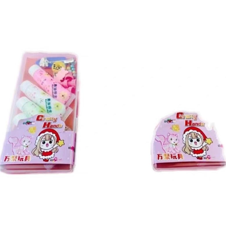 

READY siap kirim paket DIY kit kotak pensil pilih tema sendiri ladonulang tahun anak kado ultah kreativitas ketrampilan anak