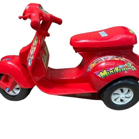 READY STOK Mainan Anak Motor Vespa Plastik Sni Tanpa Musik Siap kirim