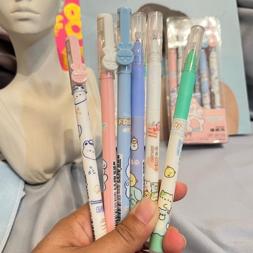

(SEE) Pulpen Pen Pena Bisa Di Hapus Karakter Animal Lucu Pen Gel Hewan Ajaib Alat Tulis Sekolah
