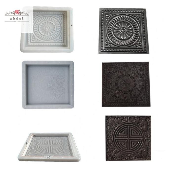 Cetakan Semen / Paving Block Diy Bentuk Kelopak Bunga Untuk Jalan LN