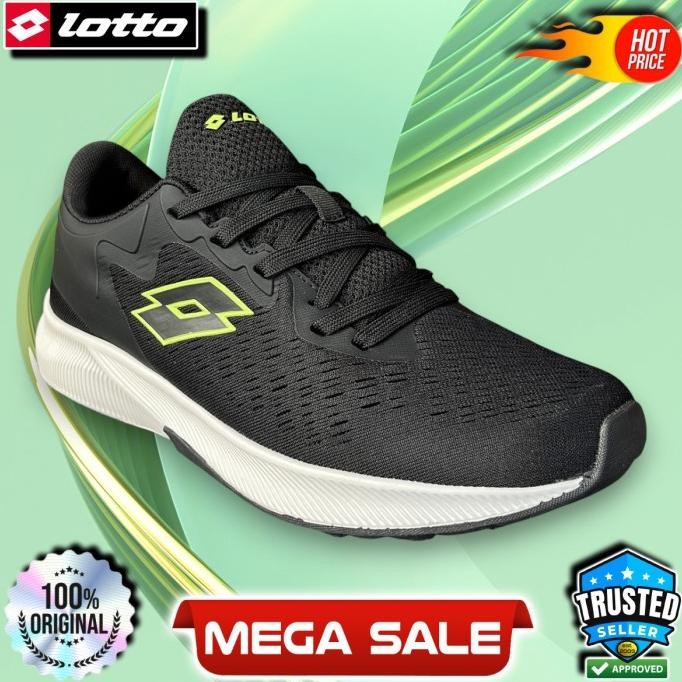 Terlaris Lotto Carol Lotft240404B Sepatu Sneakers Running Pria Original