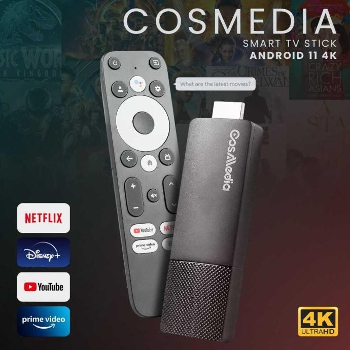 Smart Tv Stick Set Top Box Android 11 4K Gtv Stick - Meta-C1 New Stok
