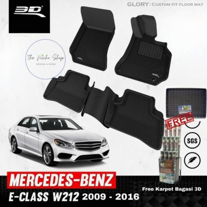 Karpet Mobil 3D KAGUMAT Mercedes Benz E-Class W212 2009-2016 Original