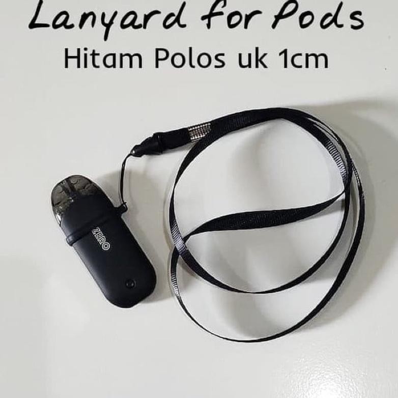 Aq-54 Lanyard Hitam Polos
