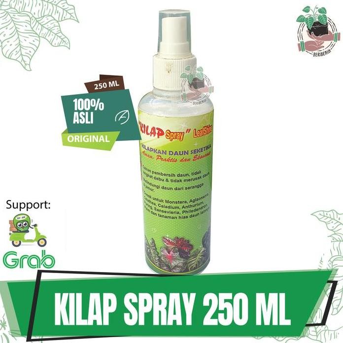 Terlaris Pengkilap Daun Tanaman Hias Pot Kilap Leafshine Spray Siap Pakai Ori