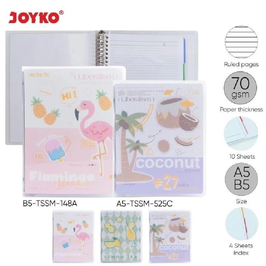 

hj-45 rwe-45 JOYKO Binder Note TSSM A5/B5 - Buku Binder Loose Leaf Ring Besi Murah Berkualitas Premium Sale