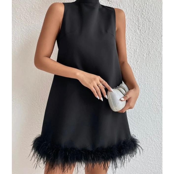 Murah Meriah Aplikasi Bulu Lembut Halus Turki Turkey Fluff  Feathers 9Cm Bordir Renda | Istana Kanci