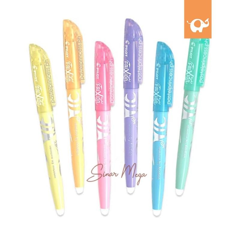 

ad-3 ZAI-2530 Pilot Frixion Highlighter Soft Pastel (Bisa Dihapus) Lucu Unik Murah / Penanda Murah Premium