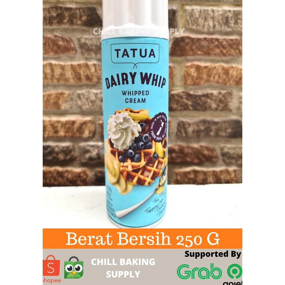 

Sale Tatua Dairy Whip ( Whipped Cream ) Aerosol - 250 G
