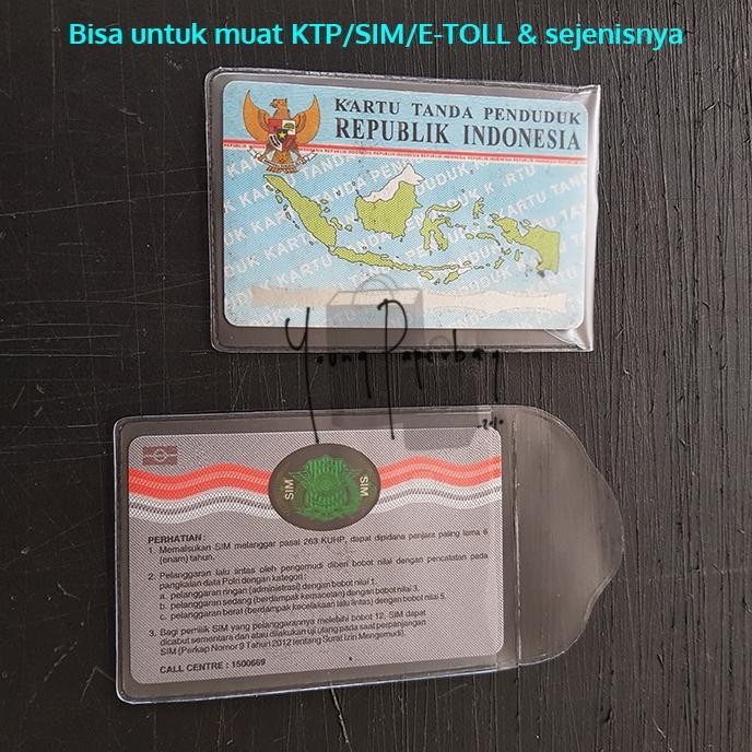 

Ez23 Plastik E-Toll Mika / Cover Doff Lidah Kartu Etoll / Atm / Ktp / Id Card 6X11 (1 Pack Isi 100)