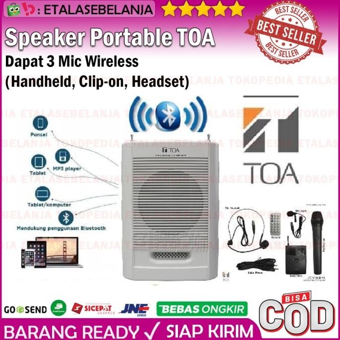 Terlaris Toa Zw-G10Cb-As - Portable Sound System
