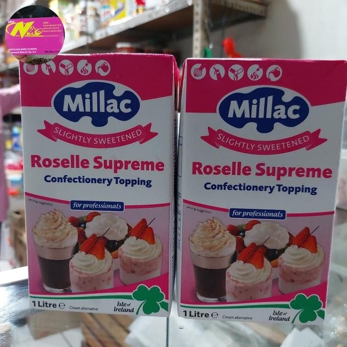 

Sale Milac Roselle Supreme Whipped Cream 1 Liter Khusus Grab Dan Gojek