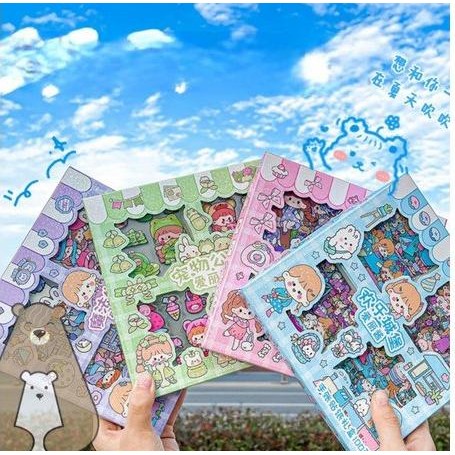 

Stiker Box Viral Sticker Tumbler Box Lucu Isi 100 Lembar Stiker PVC RDN