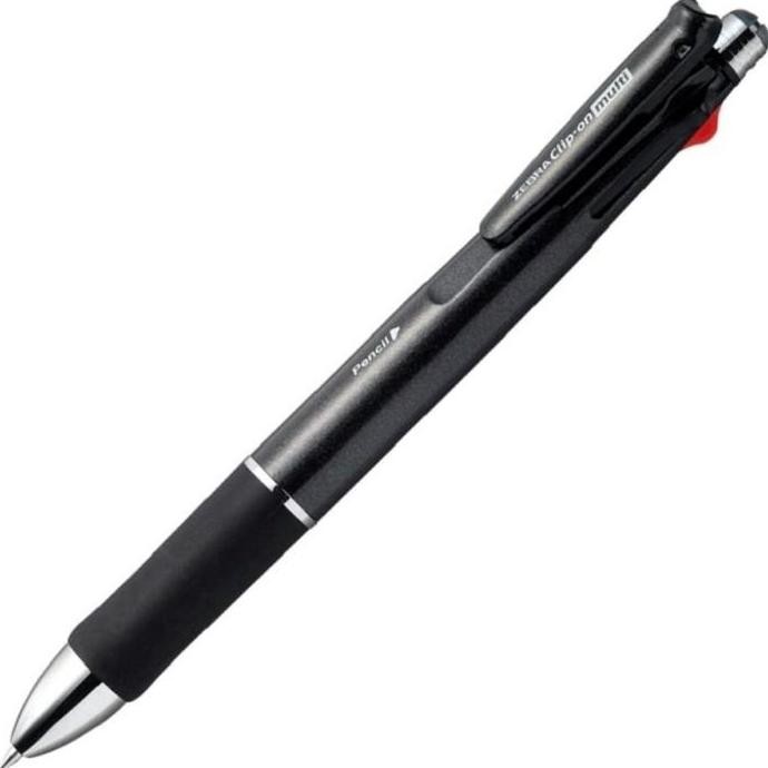 

NEW Zebra Clip-On Multi 1000 0.7 mm 4 Color Ballpoint Pen + Pencil