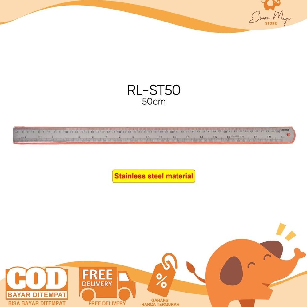 

AZQ-16 PK32 Joyko Penggaris Besi 50 CM Termurah Terlaris