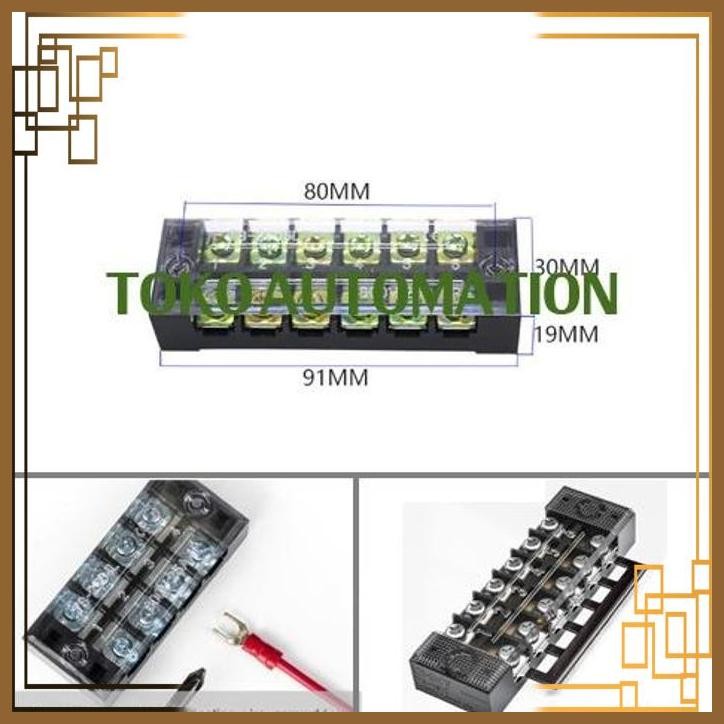 [TAM] TB2506 TB 2506 TERMINAL BLOCK BLOK KABEL PANEL MOUNTED TB-2506 PH74