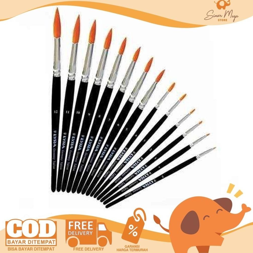 

Hot Sale d-54 Lyra Kuas Melukis Art Brush Round Murah Termurah Terlaris