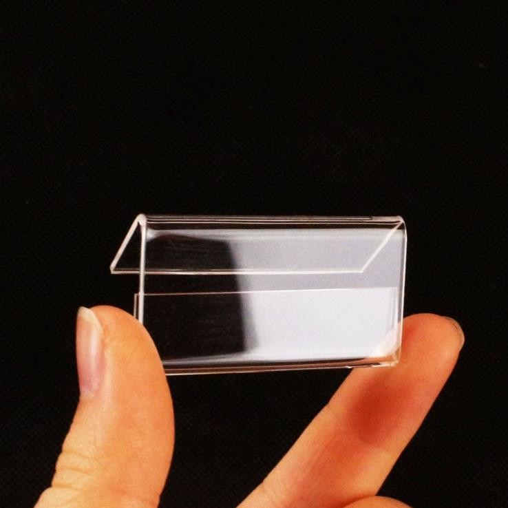 

redi Price Tag Akrilik Rak Stand Display Label Harga Produk UK 4 X 6 CM