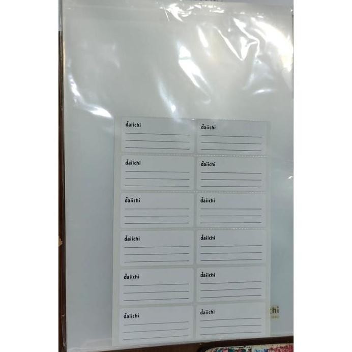 

new !!! Clear Sleeve / Map Bening / Map L "DAIICHI" A4 / Folio per lusin murah