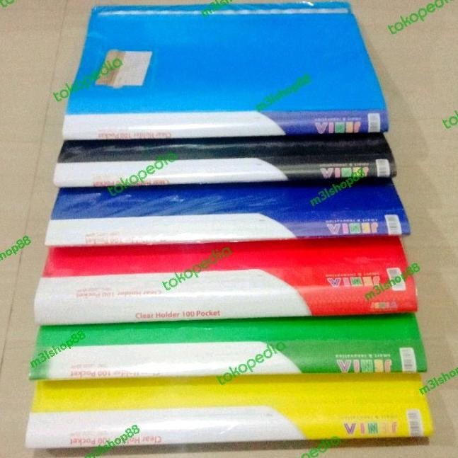 

new !!! Clear holder / display book folio 100 lembar JENIA-1 pcs murah