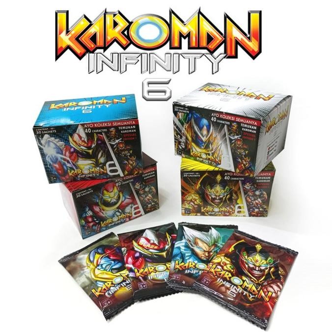 new KAROMAN INFINITY 6 karoman Original crazybirds mainan 3D puzzle - NEW murah