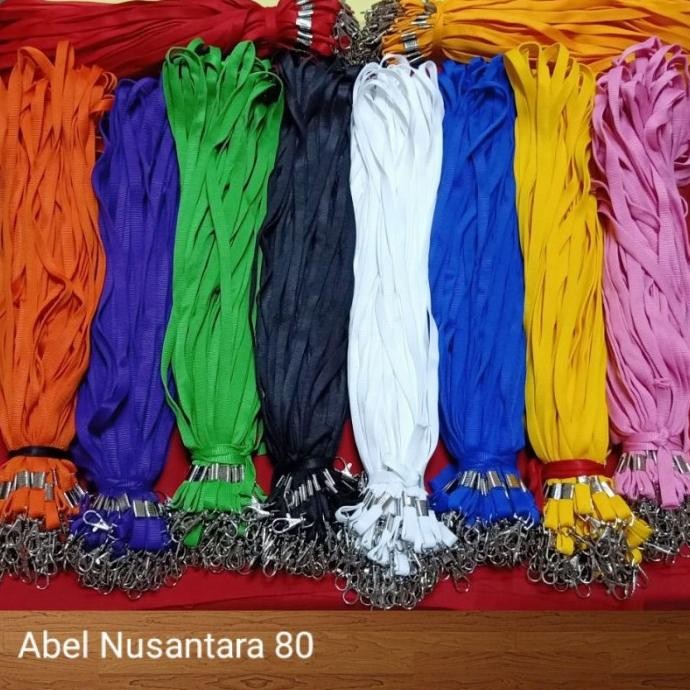 

new !!! Tali id card lanyard kait tebal isi /50pcs murah