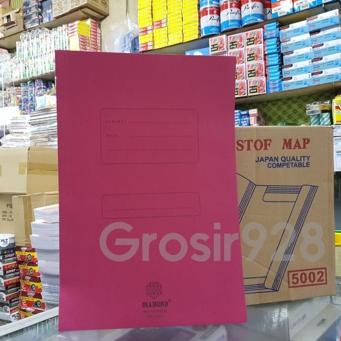 

new !!! Stopmap / Map Folder Folio Diamond 500 Merah (isi 50 lembar) murah