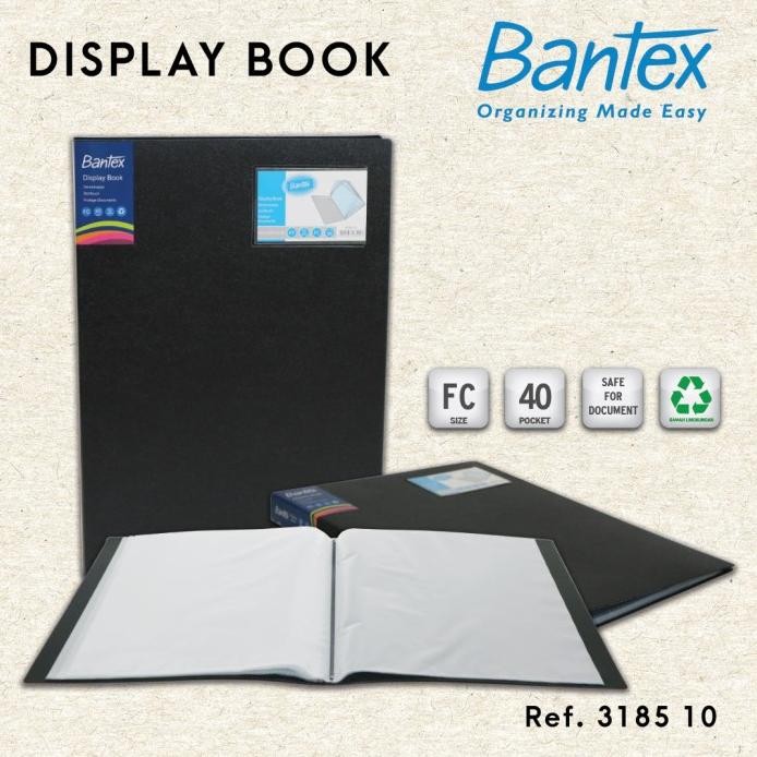 

new !!! DISPLAY BOOK BANTEX PP DISPLAY BOOK FC 40 POCKETS 3185 murah